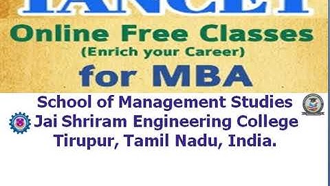 TANCET - Number System-1 | School of Management - Jai Shriram Engineering College