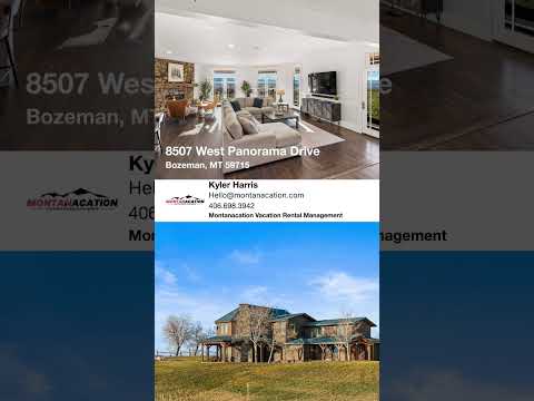 8507 West Panorama Drive, Bozeman, MT home video tour