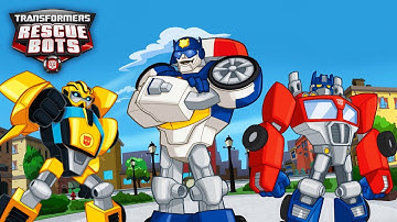 Transformers Rescue Bots: Hero Adventures - CHASE, Bumblebee & Optimus Prime