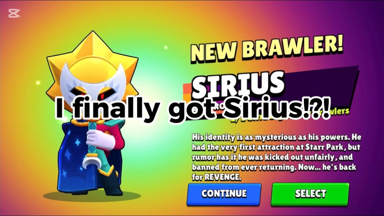 I finally got Sirius!#brawlstars 