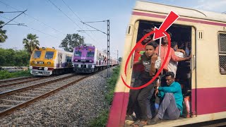 This Image Shows Two Sides Of Train Travel Under Indian Railways 50K.video