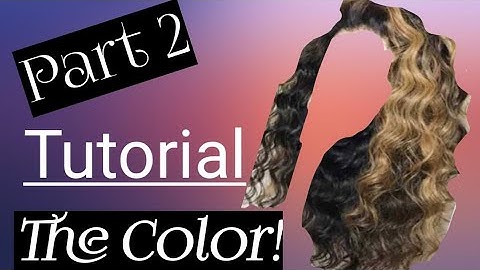 Custom Wig Tutorial Part 2| HONEY BLONDE HIGHLIGHTS| 3 Dimensional Color| Beginner Friendly