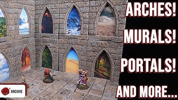 All in 1 D&D Portals, Murals, Archways and Arch walls!