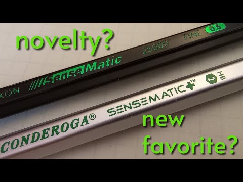 Ticonderoga Lápiz Ecánico Senseatic Ina De 0028in Plata 2 Unidades