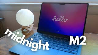 2022 M2 MacBook Air Unboxing || Midnight Finish