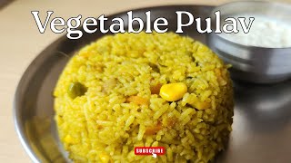 Easy Vegetable Pulav Recipe 🍚🥕 | Healthy &amp; Tasty One-Pot Meal | Dhundhun&#39;s Tummy Tales 🌿