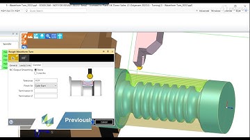 EDGECAM 2022 - Waveform Turning (engelsk)