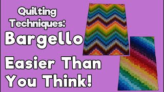 Quilting Techniques: Bargello, Easier than you think!