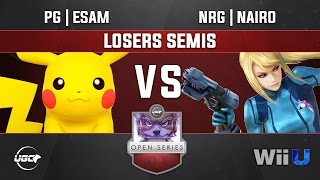 UGC Smash 4 LOSERS SEMIS  - PG | ESAM (Pikachu) vs NRG | Nairo (Zero Suit Samus)