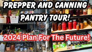 Changing The Prepping Plan In 2024! Canning and Prepper Pantry Tour! #preparation #prepper