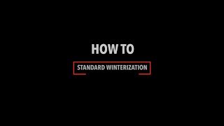 Grand Design HowTo Series  Standard Winterization