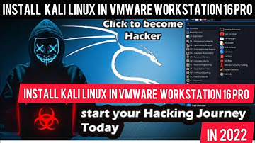 How  to  install  Kali Linux on Windows 10 VMware workstation 16pro |Kali Linux | updated 2022