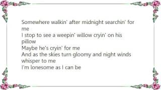 Eva Cassidy - Walkin&#39; After Midnight Lyrics
