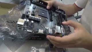 A520M K V2 DDR4 plataforma AMD AM4 Gigabyte - Unboxing