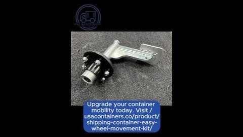 Struggling with Moving Shipping Containers? Try Our Easy-Wheel Moving Kit! 🚚 | USA Containers