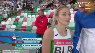 Nastassia Mironchyk Ivanova   Long Jump   2019 European Games semi finals