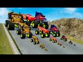 Big & Small Monster Truck: Miss Fritter vs Lightning Mcqueen vs Optimus Prime Pixar vs DOWN OF DEATH