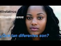 ¿Cuál es la diferencia entre  los afro-latinos y afroamericanos en los Estados Unidos?