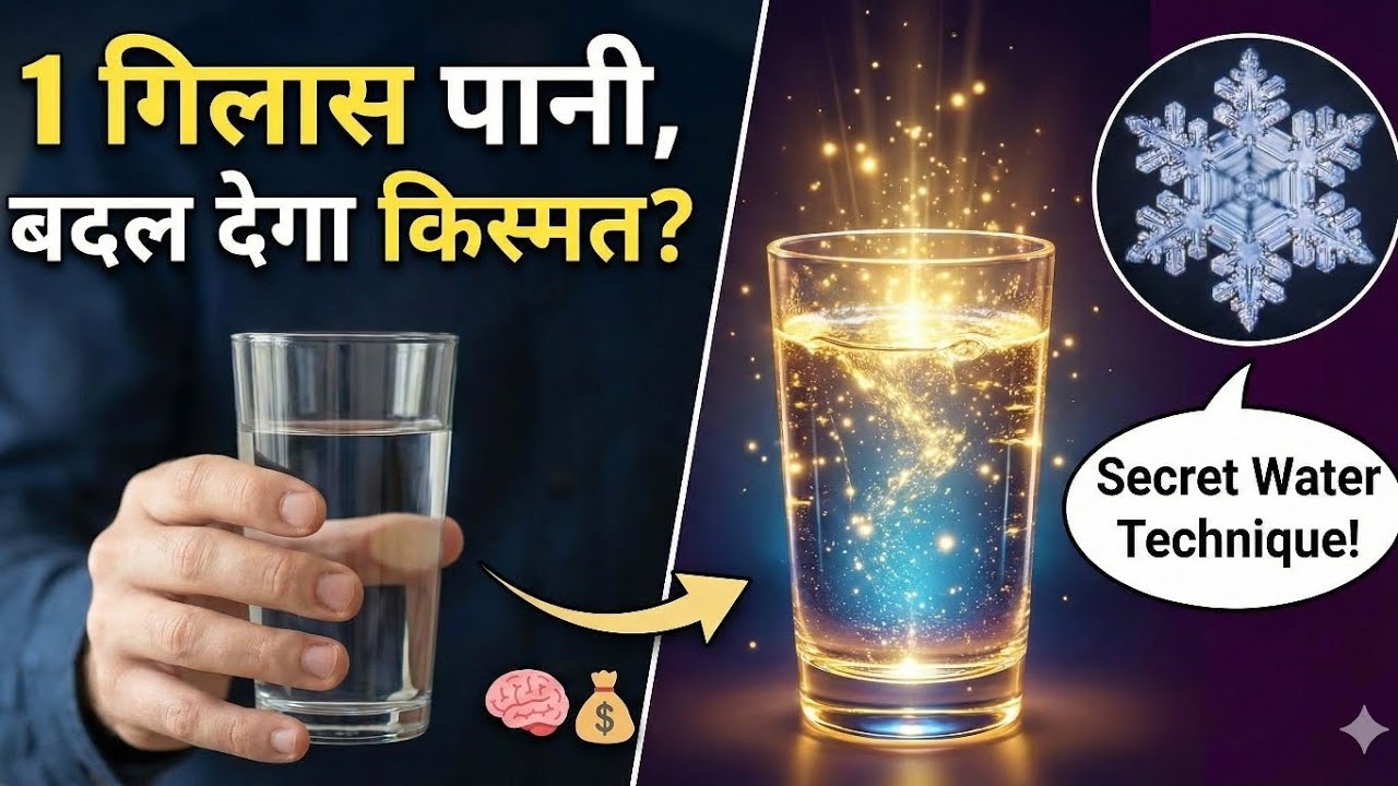 Water Manifestation Technique in Hindi | 1 Glass Pani se Wish Puri Kare | 100% Proof 🙏🙏.