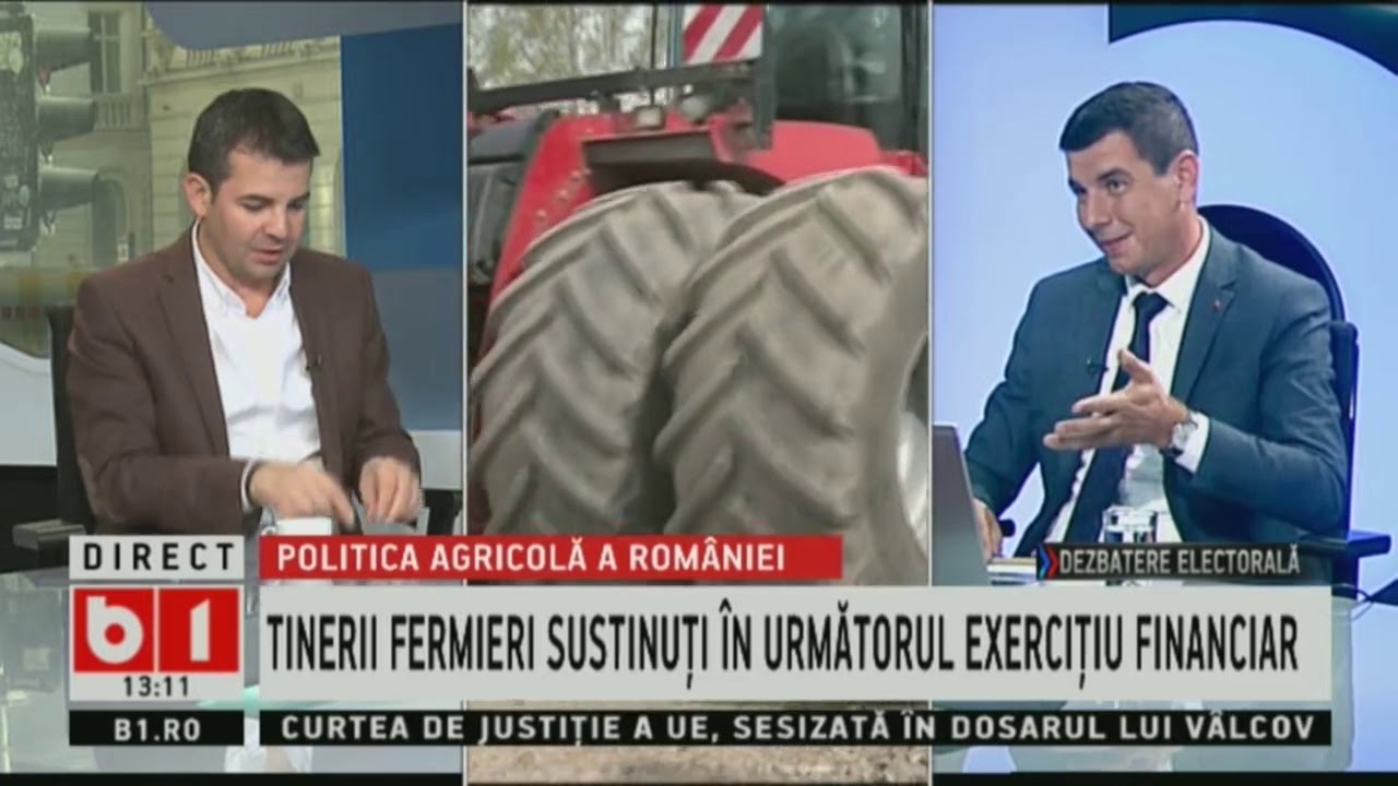 AGRO TALK: TINERII FERMIERI, SUSȚINUȚI ÎN URMĂTORUL EXERCIȚIU FINANCIAR. 16 OCTOMBRIE 2019 newspaper mockup