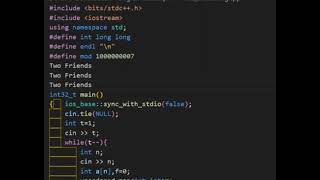 Famous Educational Codeforce Round 165 ( Div 2) Solution|| Two Friends Codeforce Solution Explanation Profile