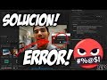 Como solucionar el error de Adobe Premiere "Error al compilar la pelicula" | Fácil!✅