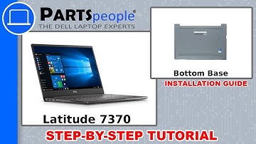 Dell Latitude 13-7370 (P67G001) Bottom Base How-To Video Tutorial