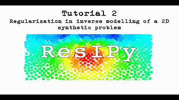 Tutorial 02 - Regularization in inverse resistivity modeling