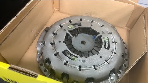 Bmw pre tensioned clutch install video! Repset LUK clutch!