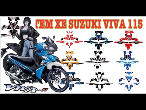 tem xe Suzuki Viva 115 Fi - sticker decal Suzuki Viva 115 Fi 01