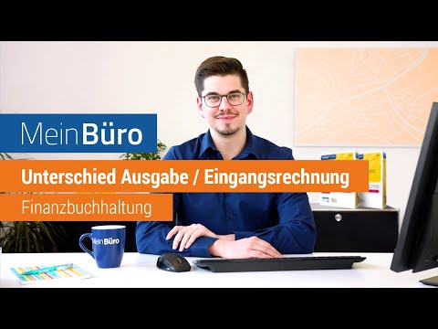 Unterschied zwischen Ausgabe und Eingangsrechnung in WISO MeinBüro Desktop