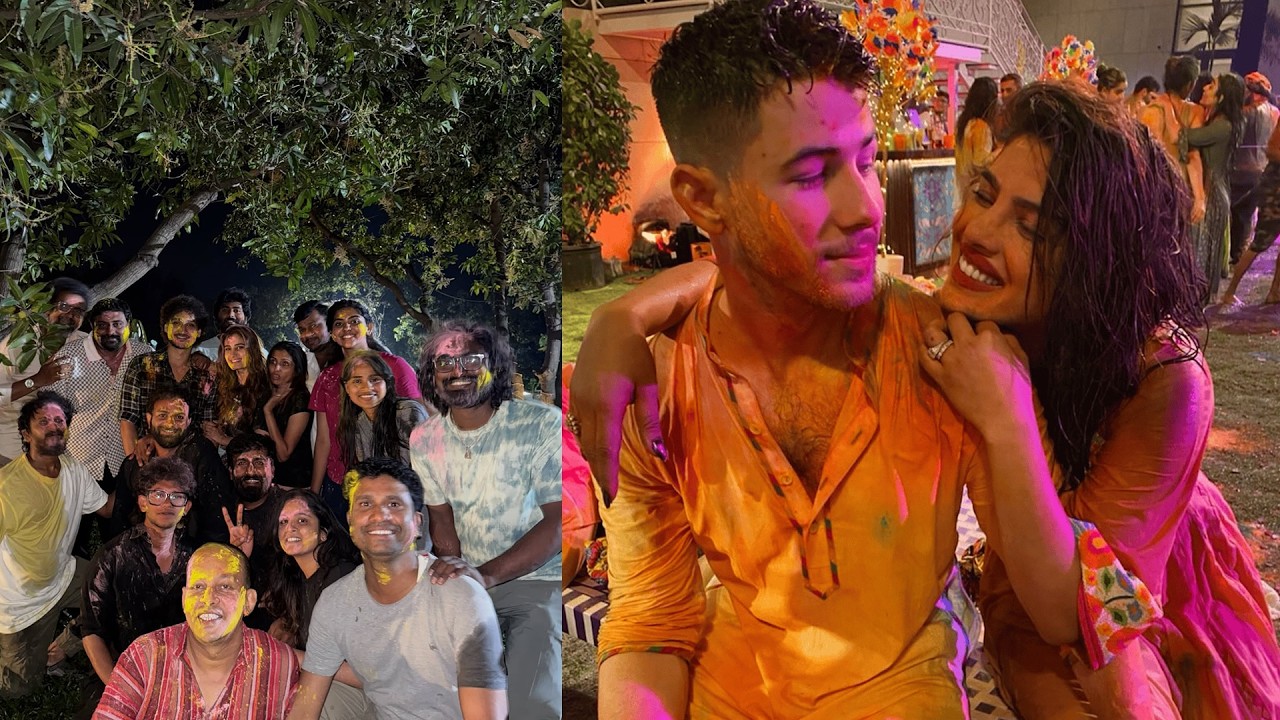 प्रियंका- निक से अनन्या-राशा तक, होली के रंग में रंगे सितारे, शेयर की फोटोज
