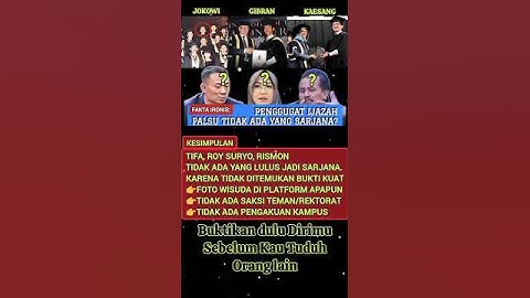🎯FAKTA IRONIS TIFA, ROY SURYO, RISMON, TERNYATA..? #tifa #roysuryo #rismonsianipar #fakta