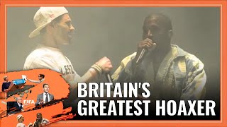 BRITAIN'S GREATEST HOAXER | Simon Brodkin Pranks Kanye West, Sepp Blatter, Sky Sports & X-Factor