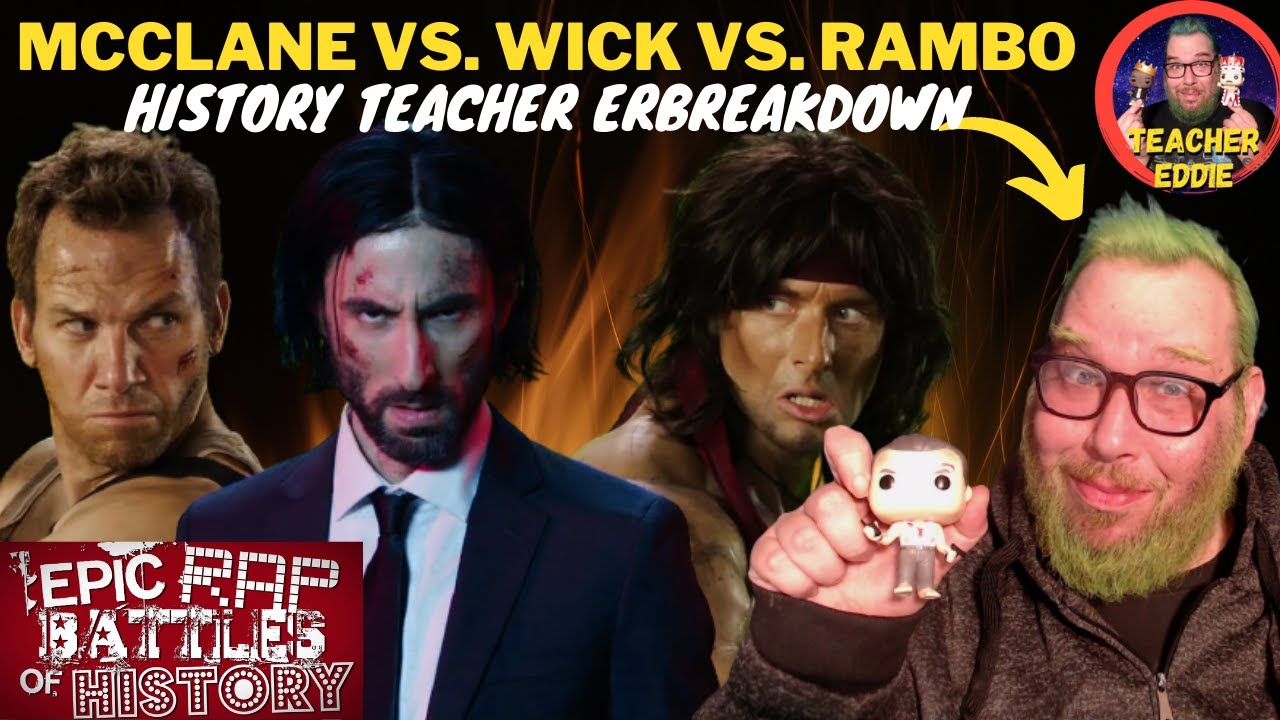 John Wick vs John Rambo vs John McClane | History Teacher FULL ERBreakdown