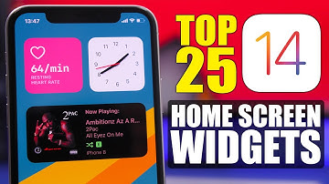 Top 25 - iOS 14 Home Screen WIDGETS !