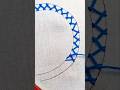 Hand embroidery neck design tutorial for dress, #khadizascreativehand #embroiderypatterns