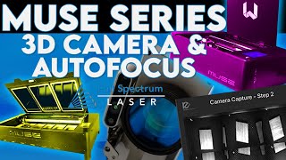 FSL Muse 3D Autofocus 40W Laser Cutter and Engraver + Coolbox