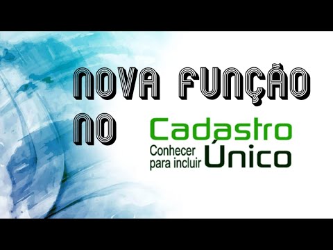 Nova versão do Sistema de Cadastro Único