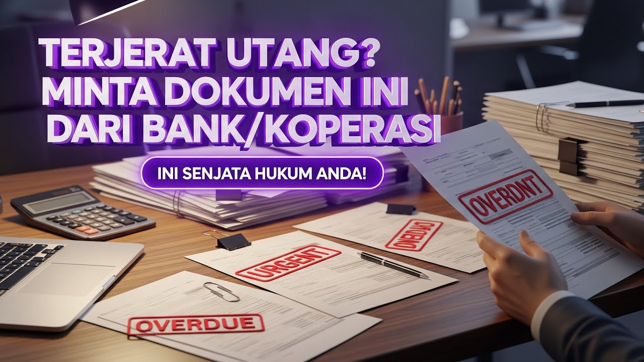 TERJERAT UTANG? MINTA DOKUMEN INI DARI BANK/KOPERASI, INI SENJATA HUKUM ANDA!