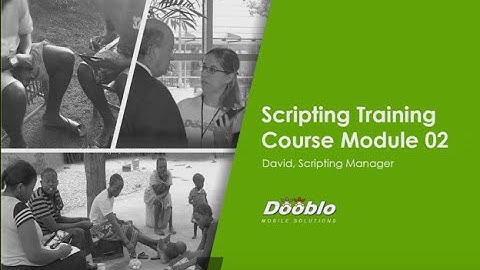 SurveyToGo Scripting Course - Module 02 - Chapters & Answer Scales