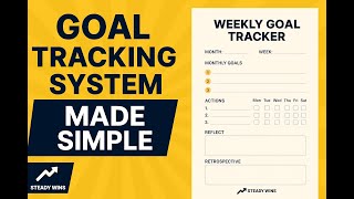 Stop Quitting Your Goals – Use This 1-Page Tracker Instead