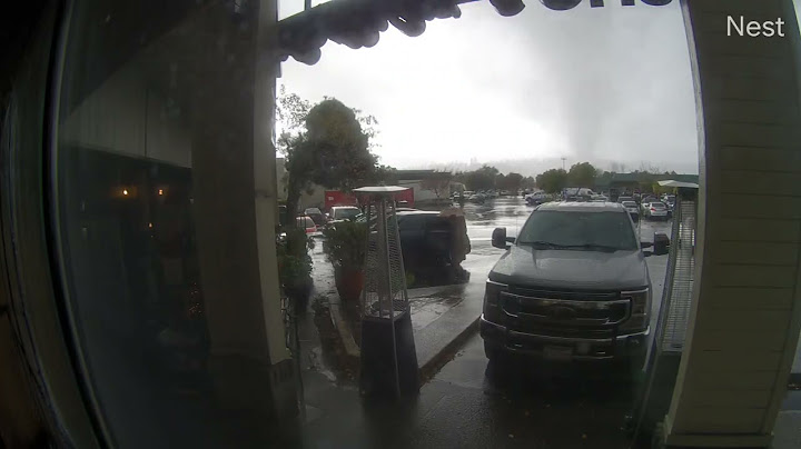 Tornado touched down in Scott’s Valley. Video by Bruno’s Bar and Grill.