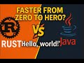 Java vs Rust  – Who Says “Hello, World!” Faster? 🔥