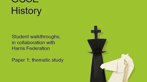 Edexcel GCSE History Summer 2024 Student Walkthrough Part 2: Paper 1 Section B Thematic Study