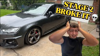 I BLEW UP My B9 Audi S4 On The First Drive… | Road to Stage 2+