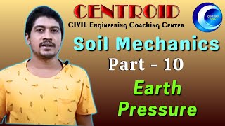 Soil Mechanics (Part - X) Earth Pressure || KMC SAE 2023 // WBPSC JE 2022 // CENTROID CIVIL