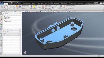 NX CAD : Edge Blend with Overflow Resolution Setting