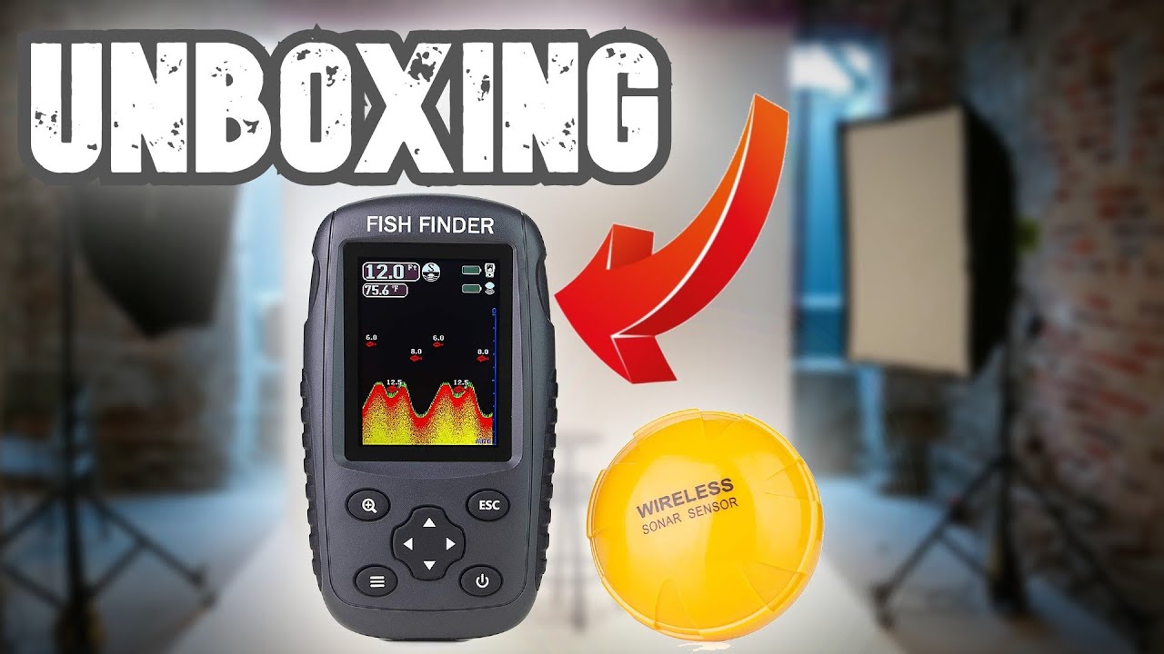 Unboxing the BEST PORTABLE FISH SONAR  Venterior Portable Rechargeable Fish  Finder Wireless Sonar 