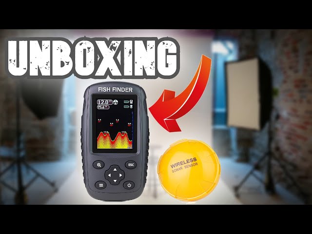 Unboxing the BEST PORTABLE FISH SONAR  Venterior Portable Rechargeable  Fish Finder Wireless Sonar 